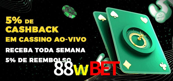 Promoções do cassino ao Vivo 88wbet